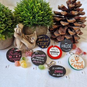 porte clés couleur recto