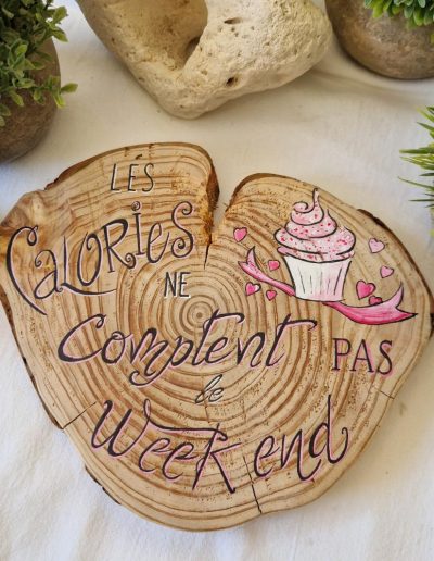 dessous de plat texte cupcake