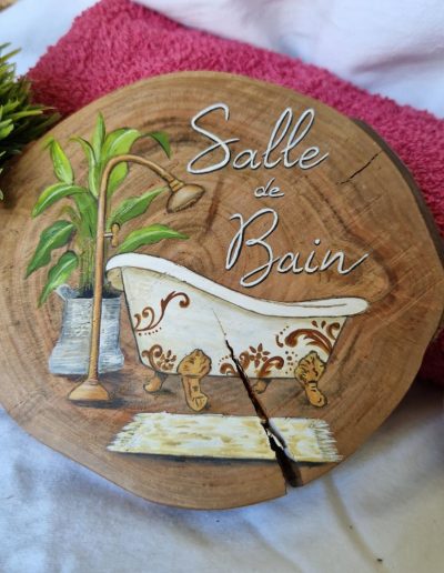 plaque de porte salle de bain 2