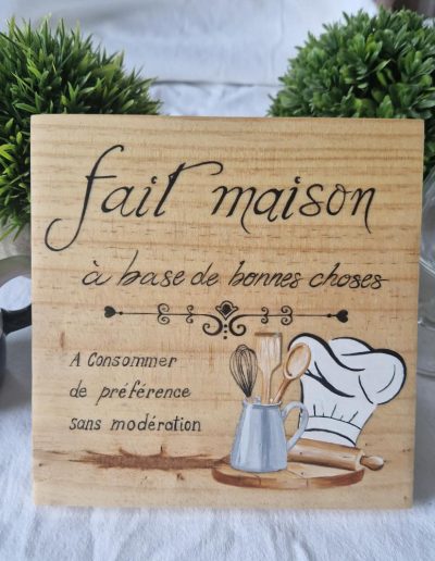 plaque porte cuisine