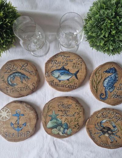 sous verre océan