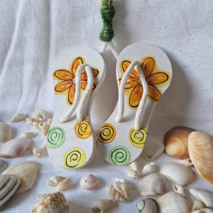 tongs fleurs