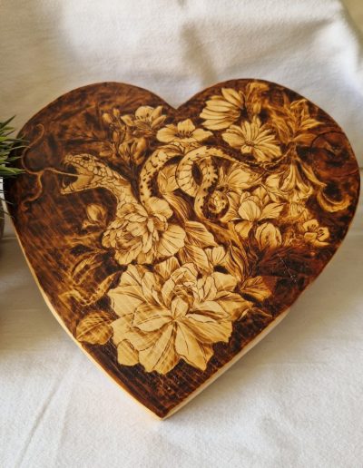 coeur et serpent
