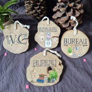 plaques de porte wc, bureau...
