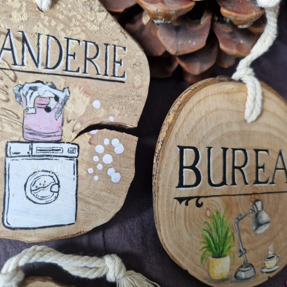 plaques de porte wc, bureau... détail