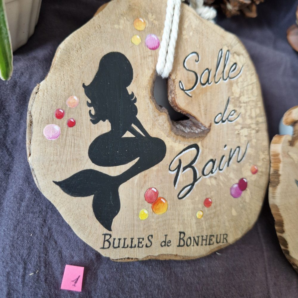 plaques de porte sdb, cuisine détail
